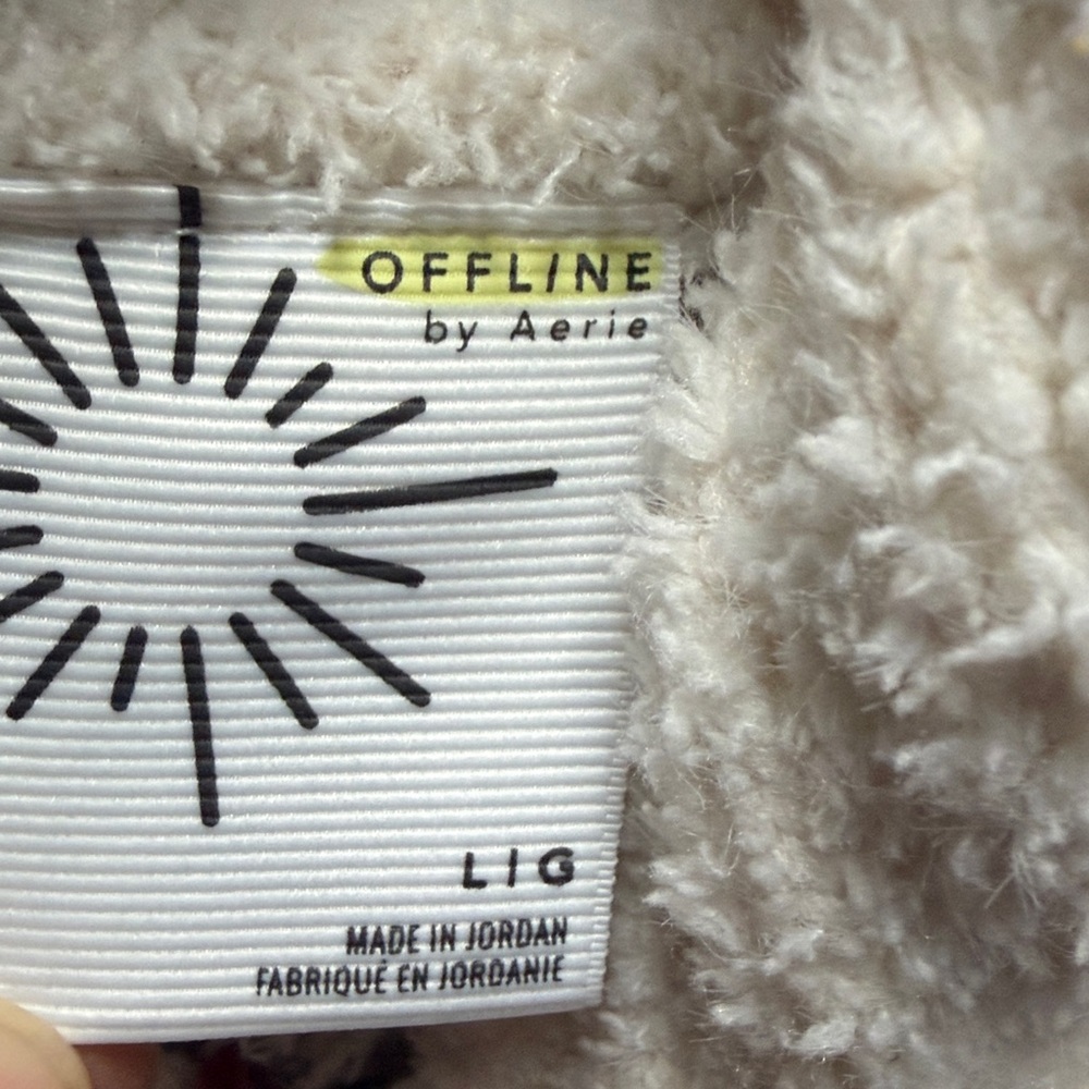 Aerie marshmallow women’s cardigan size L/G - Picture 6 of 13